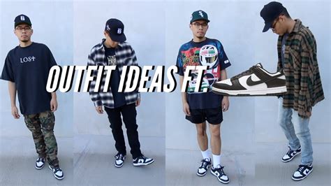 HOW TO STYLE NIKE DUNK LOW || BLACK & WHITE || STREETWEAR 2021 - YouTube