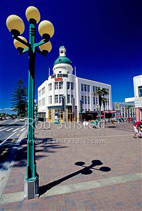Art Deco buildings in Napier. Marine Parade, Napier City, Napier City ...