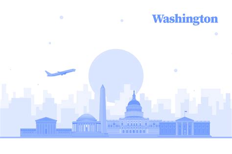 Washington DC skyline, USA by gropgrop on Envato Elements