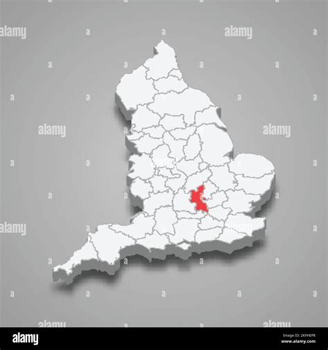 Buckinghamshire county location within England 3d isometric map Stock Vector Image & Art - Alamy