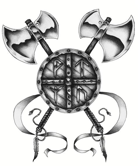 Rune Shield Crest by PrehistoricRobot on DeviantArt