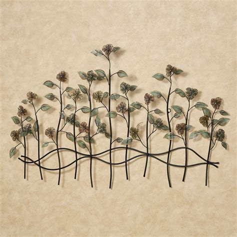 Dainty Flowers Metal Wall Sculpture