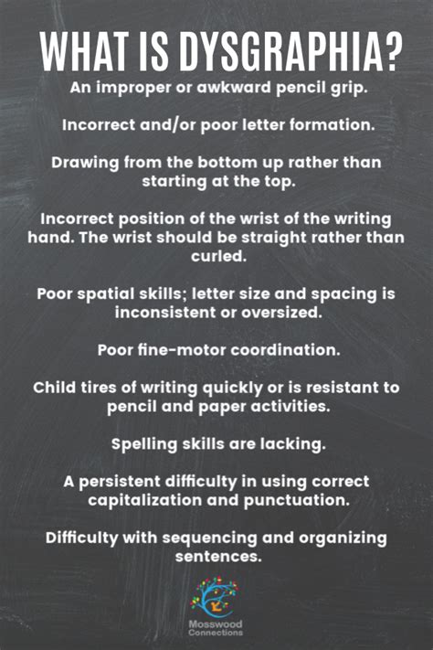 Dysgraphia: Symptoms, Treatment, and Accommodations - Mosswood Connections