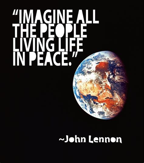 Imagine Peace John Lennon Quotes. QuotesGram