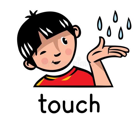 Touch Sense icon stock vector. Illustration of rain, male - 76696084