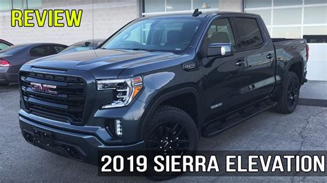 Review: 2019 GMC Sierra 1500 Elevation Edition 5.3L Crew Cab - YouTube