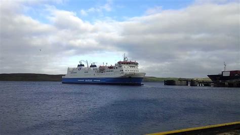 Shetland Ferry Leaving Lerwick On Route To Aberdeen - YouTube