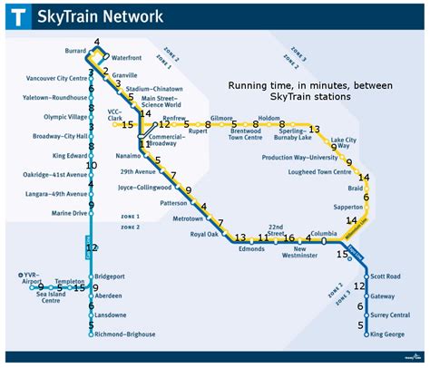 Vancouver's SkyTrain system mapped out in a runner-friendly way - Canadian Running Magazine