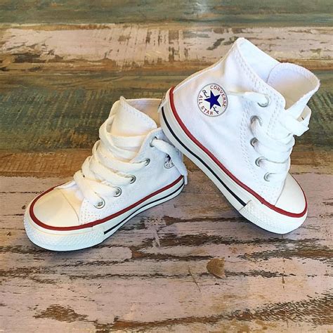 Converse Kids Chuck Taylor All Star Toddler High Top White | Converse, Toddler shoes, Chuck ...