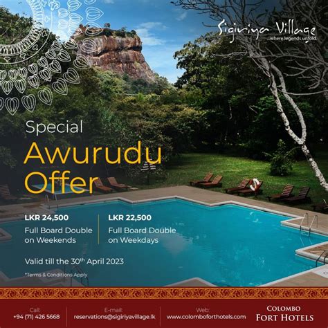 Sigiriya Village Hotel - Hotel Offers