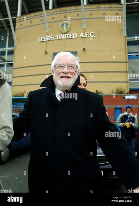 New Leeds United chairman Ken Bates arrives Stock Photo - Alamy