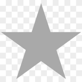 Grey-star - Grey Star Png, Transparent Png - vhv