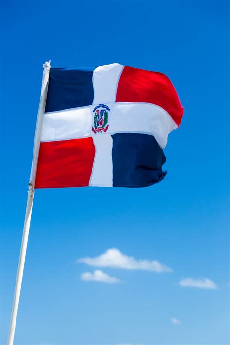 Dominican Republic Flag Free Stock Photo - Public Domain Pictures