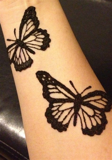 Butterfly Henna Tattoo • Arm Tattoo Sites