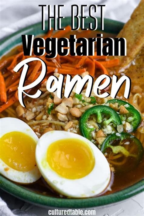 Best Vegetarian Ramen Recipe - Cultured Table