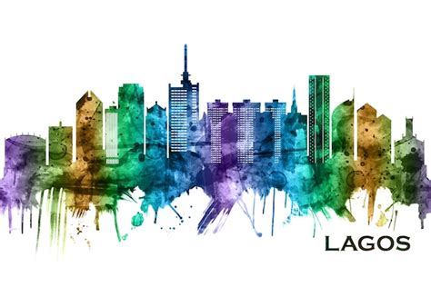 Premium Photo | Lagos nigeria skyline