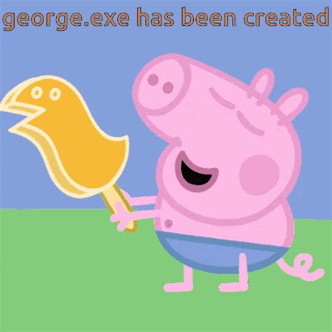 George Has Been Created GIF - George Has Been Created Peppa Big - Discover & Share GIFs