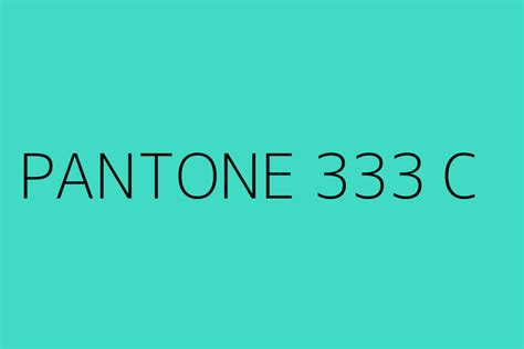 PANTONE 333 C Color HEX code