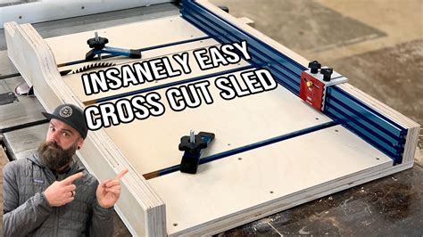 The Best Way To Make A Crosscut Sled For Your Table Saw – Woodworking ...