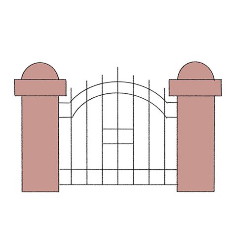 How To Draw A Gate