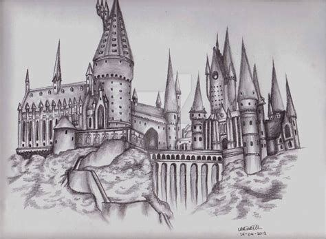 Hogwarts Castle | Harry potter sketch, Harry potter castle, Harry potter drawings