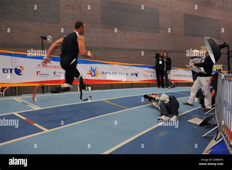 Paralympics - Oscar Pistorius launches BT Art of Sport Stock Photo - Alamy