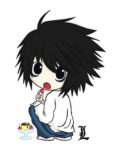 20 Chibi Fanart L Death Note | Lotus Maybelline