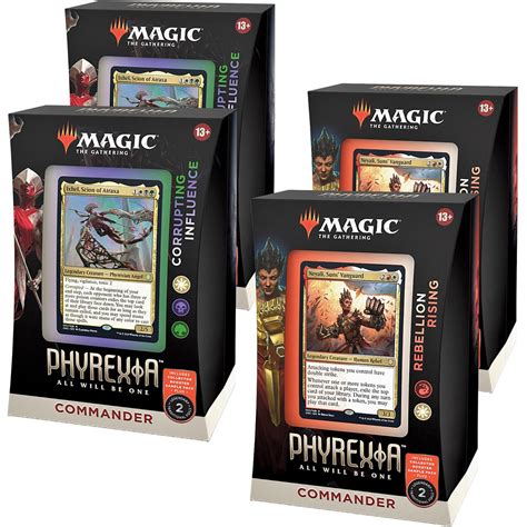 Magic: The Gathering Phyrexia: All Will Be One Commander Decks Case of 4