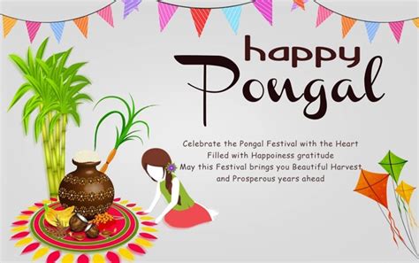 Happy Pongal 2018 Wishes Greetings – Pongal SMS Messages Quotes Status ...