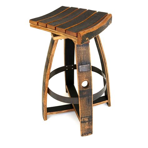 Whiskey Barrel Bar Stools with Memory Swivel - Hungarian Workshop ...