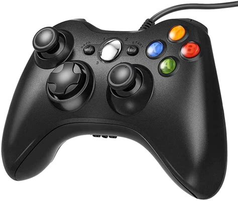 Xbox 360 Wired Controller,USB Gamepad for Microsoft Xbox 360 /Slim/PC ...