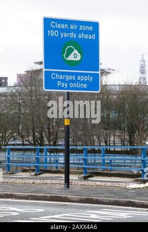 Birmingham Clean Air Zone signs installed in February 2020 before a ...