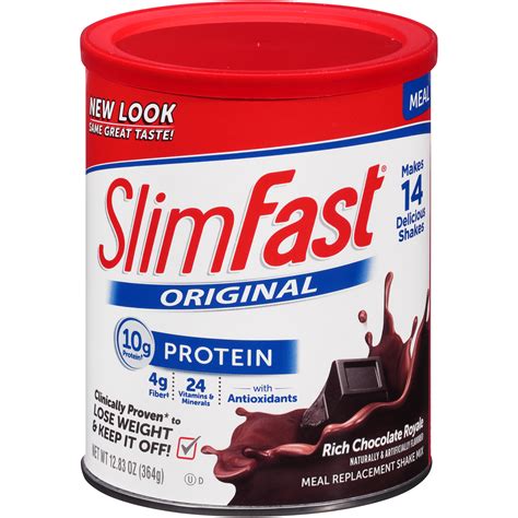 Slim-Fast 3-2-1 Plan Shake Mix, Chocolate Royale, 12.83 oz (364 g)