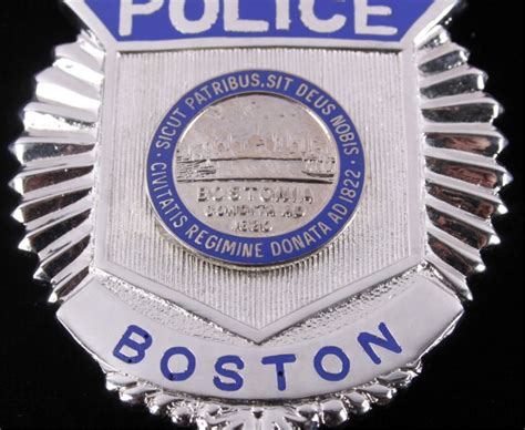 Boston Police Officer Vintage Badge