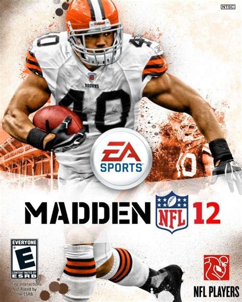 Peyton Hillis will be on the cover of Madden 12