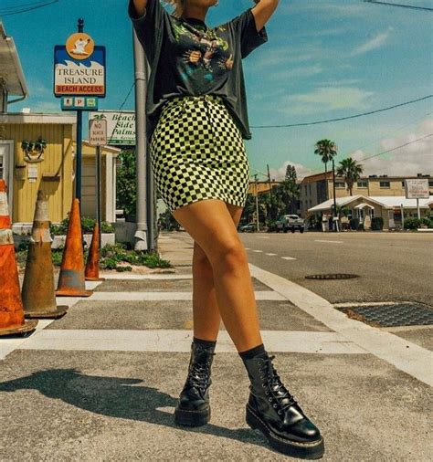 Green Checkered Skirts