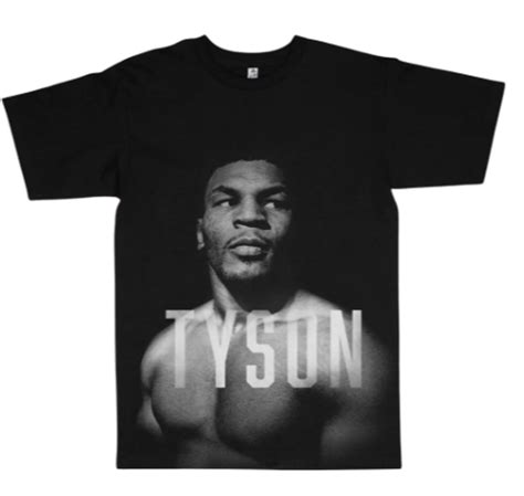 Mike Tyson Merch 2022 Portrait Black T-Shirt | WHAT’S ON THE STAR?