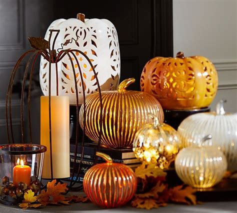 Collection of different pumpkins for fall from #potterybarn | Pumpkin ...