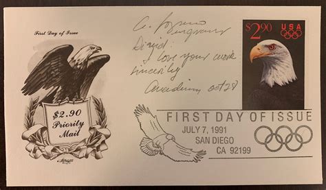 1991 USPS Priority Mail Bald Eagle Stamp Artmaster First Day | Etsy