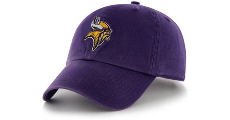 47 Brand Cotton Minnesota Vikings Franchise Hat in Purple for Men - Lyst