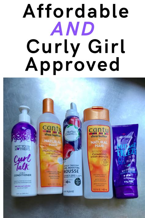 The Best Affordable Curly Girl Method Products • Mid Century Mom