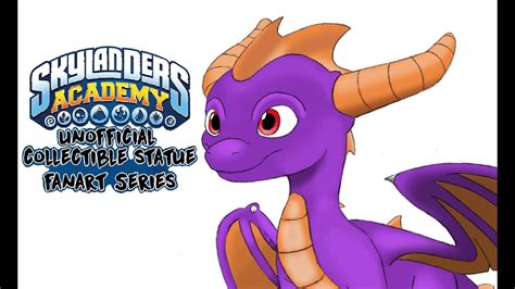 Skylanders Academy Statue Fanart Series - Spyro - YouTube