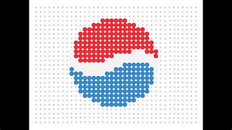 Hama Bead Pepsi Logo (Logo Series #6) - YouTube