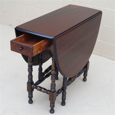 American Antique Drop Leaf Table Antique Furniture | Antique drop leaf ...