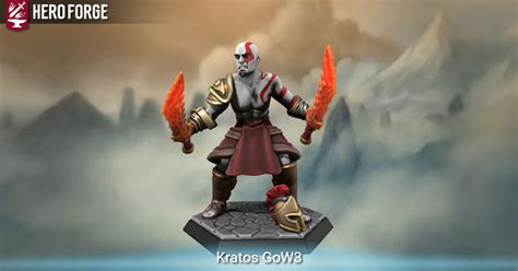 Kratos GoW3 - made with Hero Forge