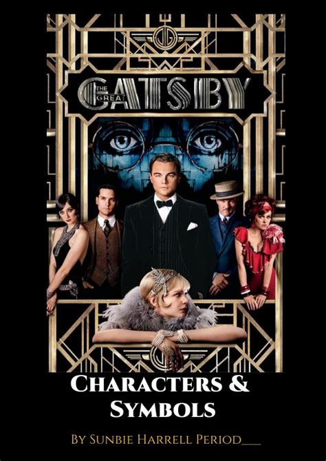 Great Gatsby Charcters & Symbols by Sunbie... - Flipsnack