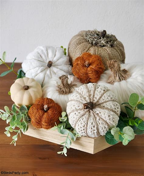 5 Neutral DIY Pumpkin Decorations for Fall - Party Ideas | Party Printables Blog