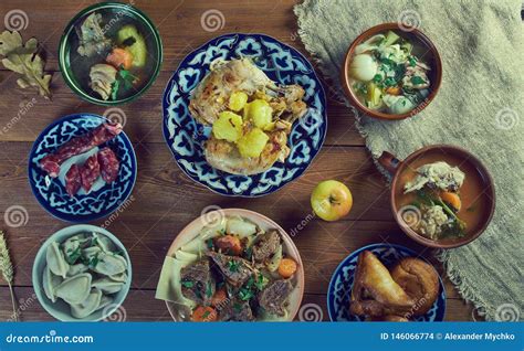 Tatar cuisine stock photo. Image of kazylyk, meal, tutyrgan - 146066774