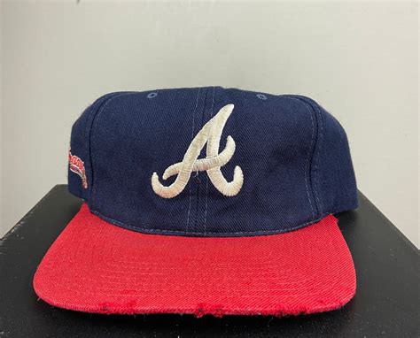 Vintage Atlanta Braves Snapback Hat MLB Baseball Georgia 90s | Etsy