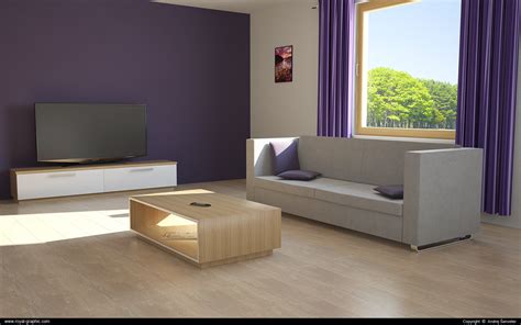 living room c4d free